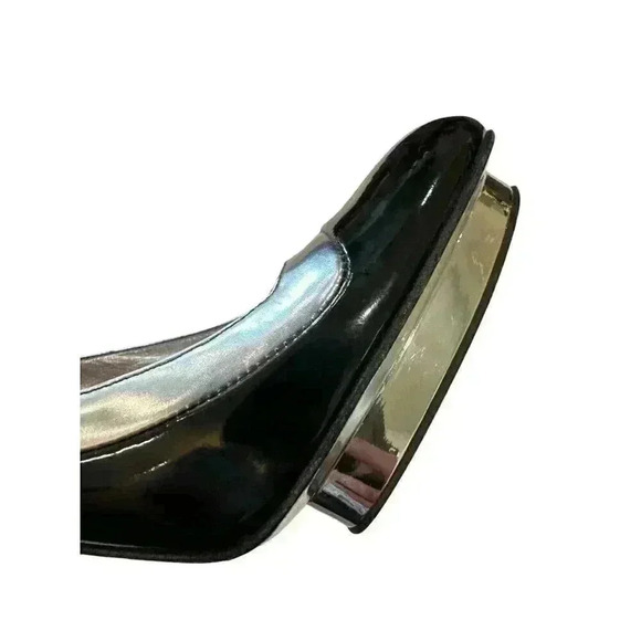 - Versace Platform Leather Pumps in Black and Silver, Size 37 1/2, Pre-Ow… - Picture 12 of 12